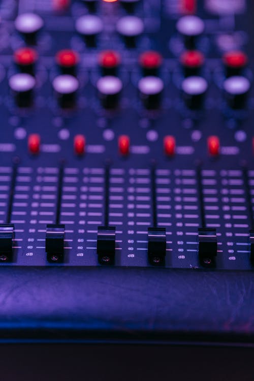 Controls of Audio Mixing Console