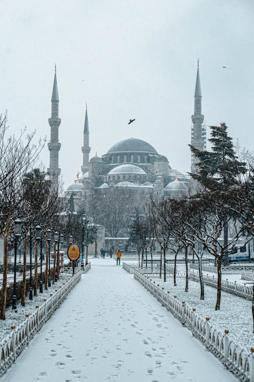 Photo of Hagia Sophia Mosque in Istanbul Turkey During Winter