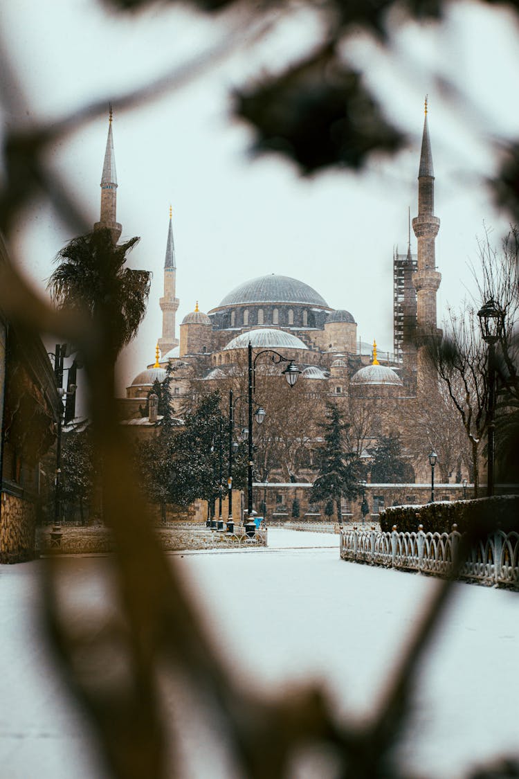 Photo Of Blue Mosque In Istanbul Turkey During Winter