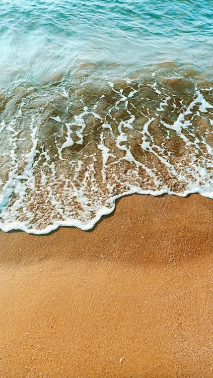 Waves Crashing on Shore