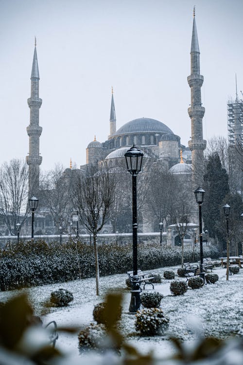 
A View of the Hagia Sophia during Winter