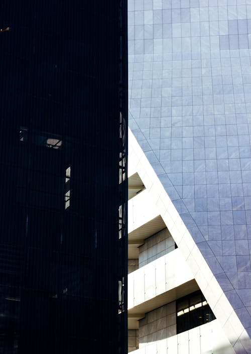 Low Angle Shot of Buildings