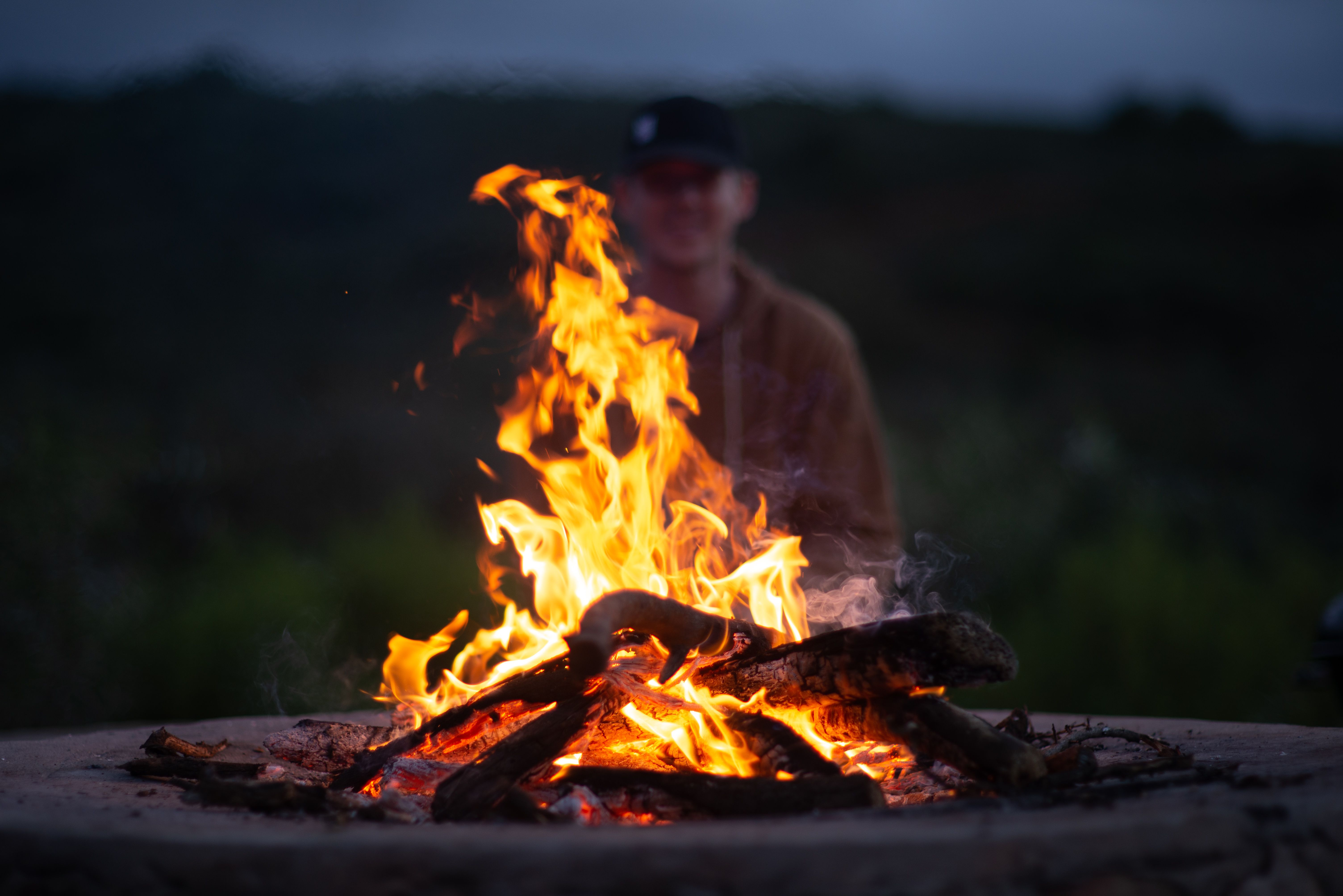 A Close-Up Shot of a Bonfire · Free Stock Photo