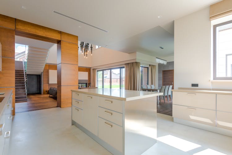 Kitchen Counter With Cabinets