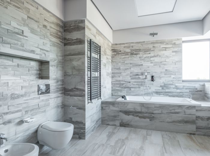Natural stone flooring
