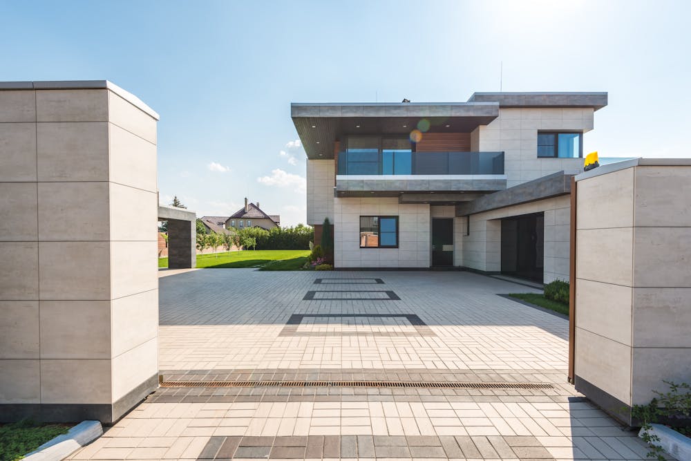 home entrance garden