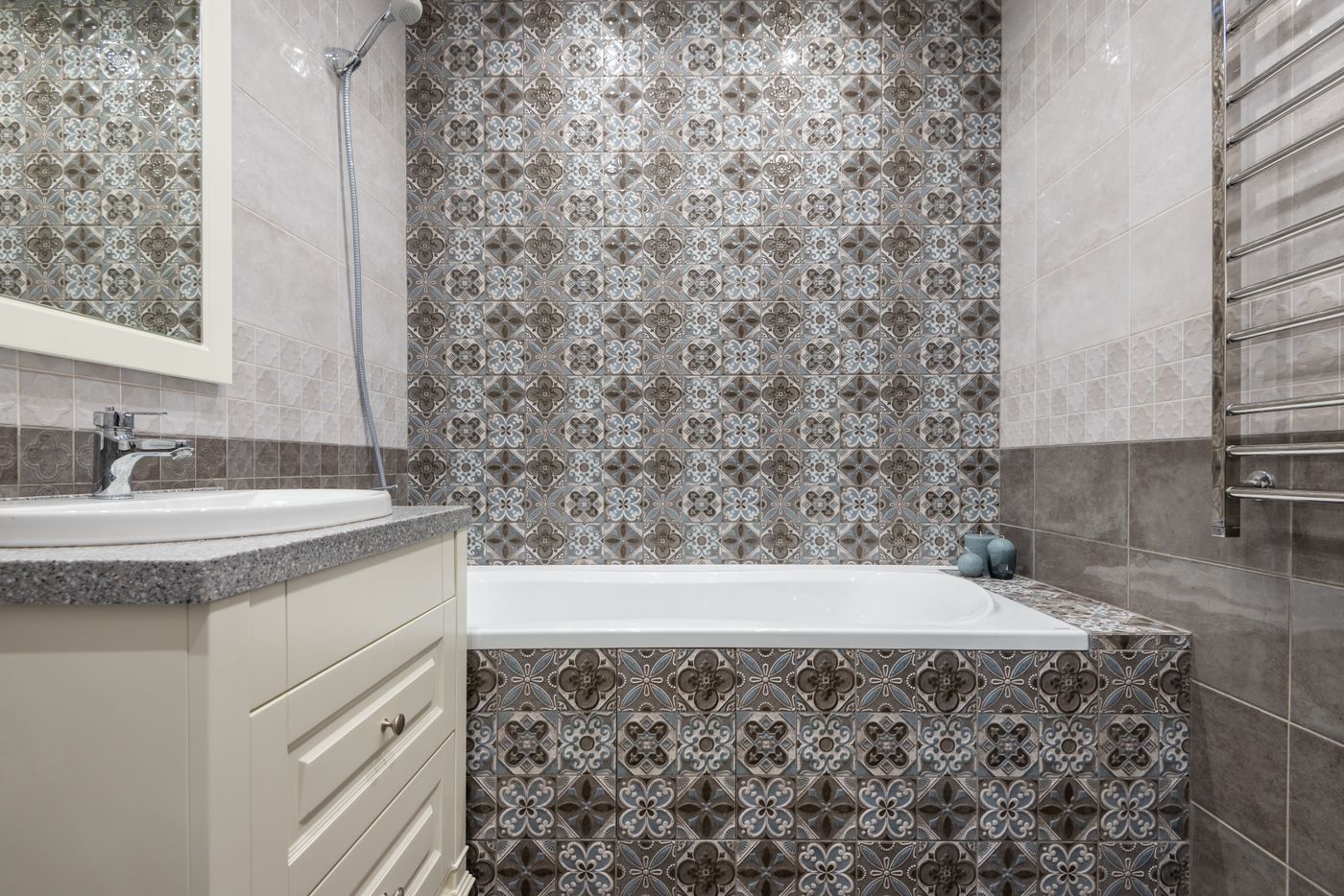 Patterned tile bathroom inspiration