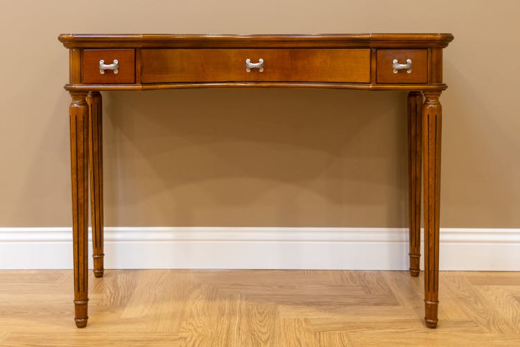 Brown Wooden Console Table