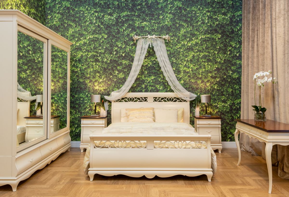 Sage green bedroom wallpaper ideas