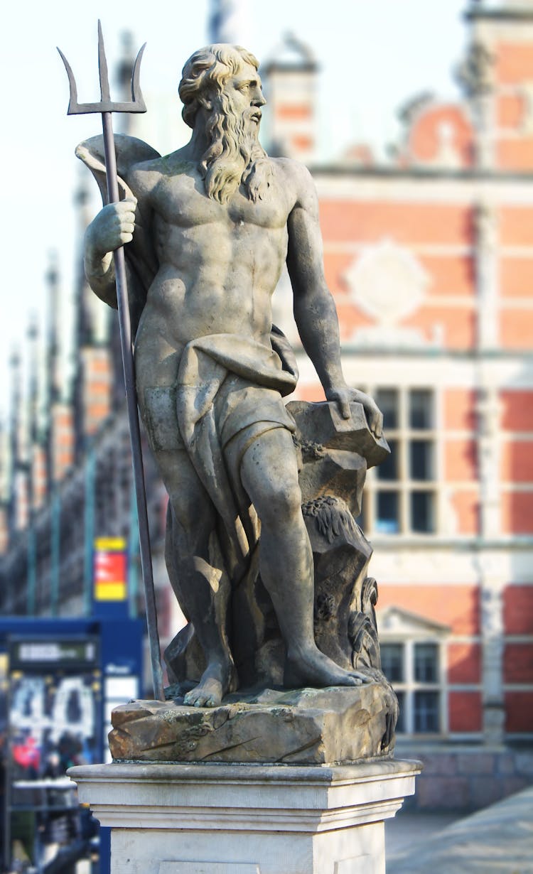 The Statue Of King Neptune At Borsen