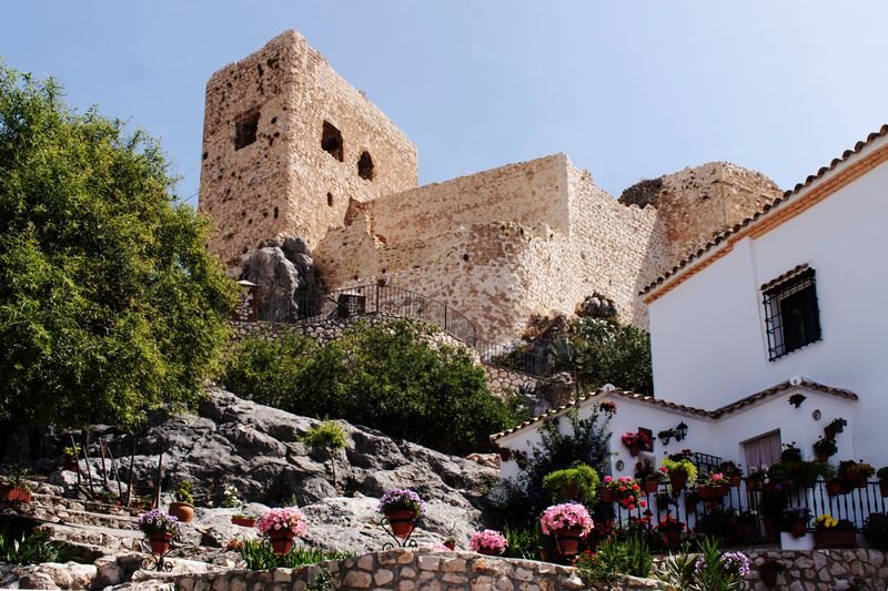 Guadalest Bell Tower Through the Tunnel