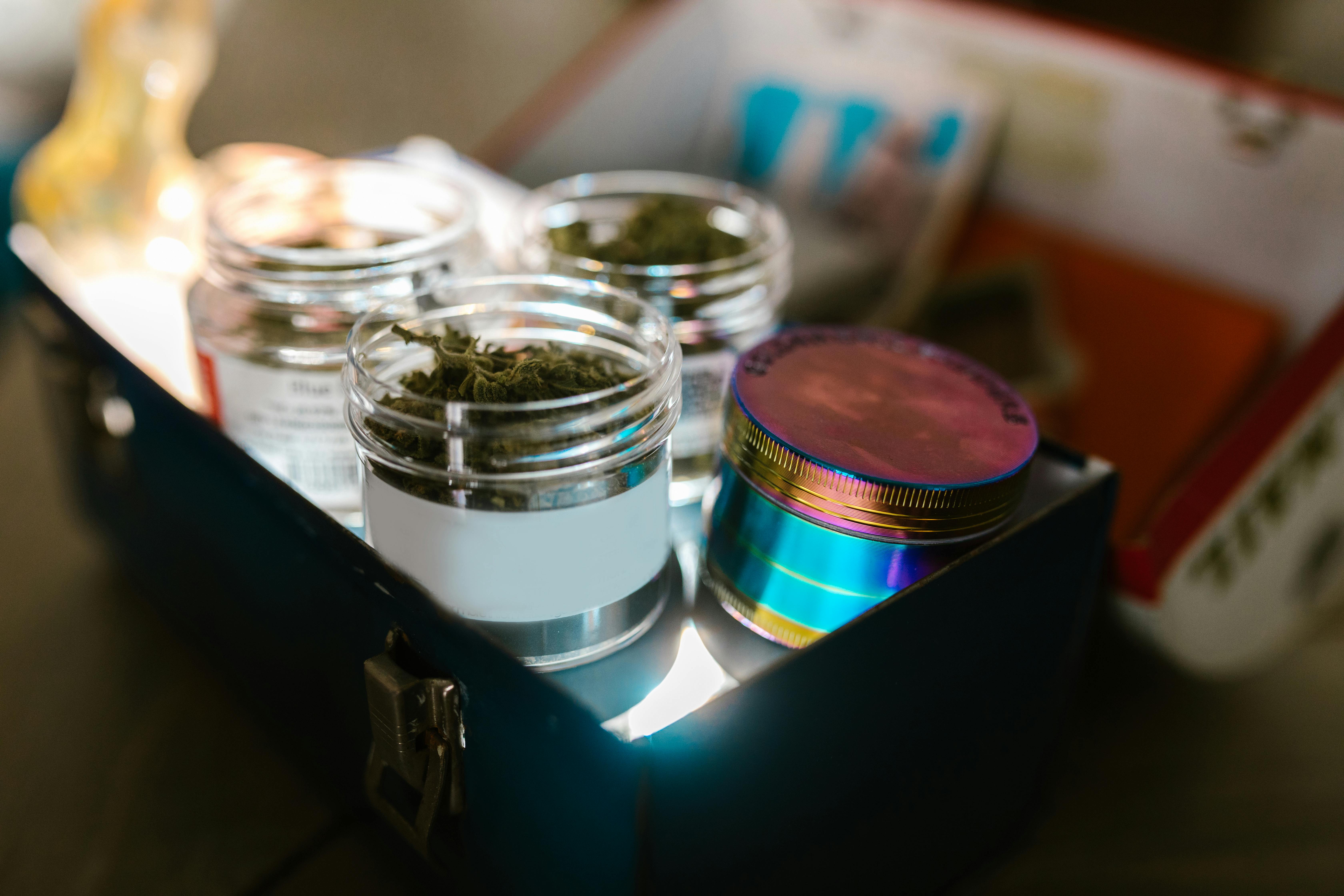 Marijuana storage jars