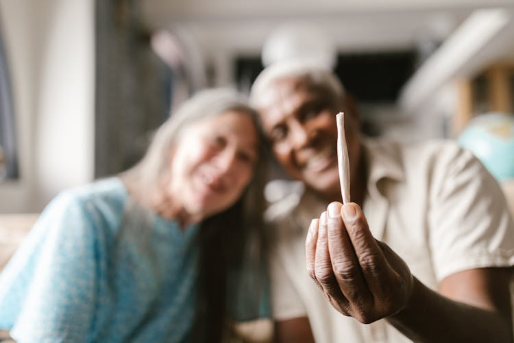 Selective Focus Photo Of Cannabis Joint 