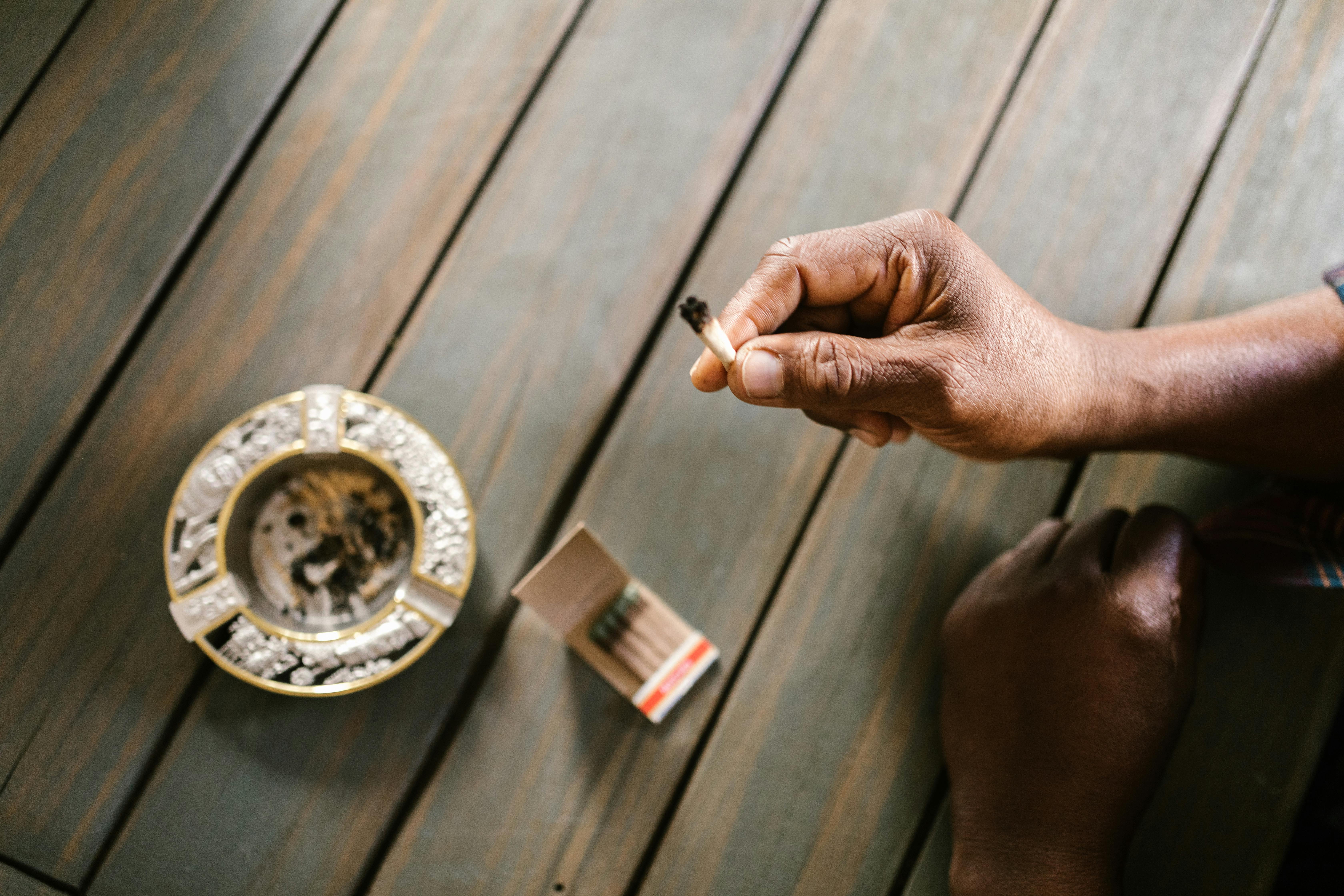 Rolled Out Wax Paper On Wooden Table Stock Photo - Download Image