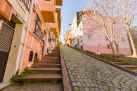 An Empty Cobblestone Street