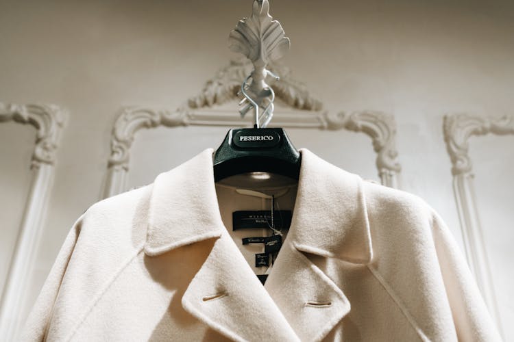 Elegant Coat On Hanger