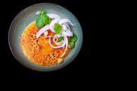 Cooked Food on Green Bowl