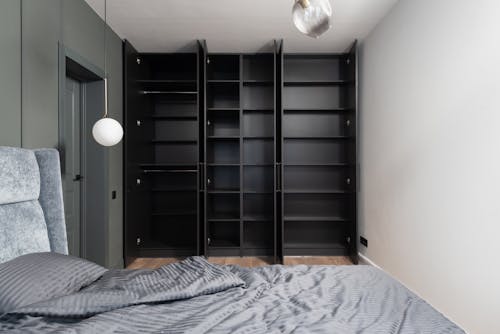 Empty Cabinets in a Bedroom