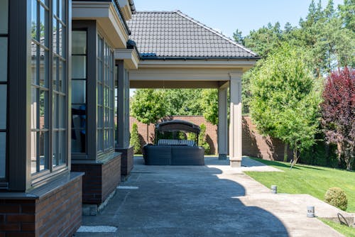 Patio Terrace in Summer