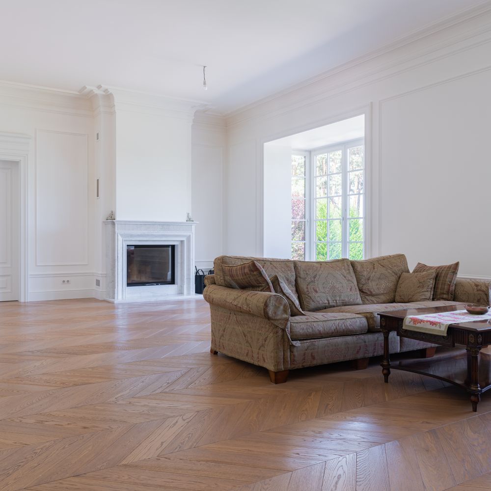 House Painting in West Hackney — careful masking before painting begins