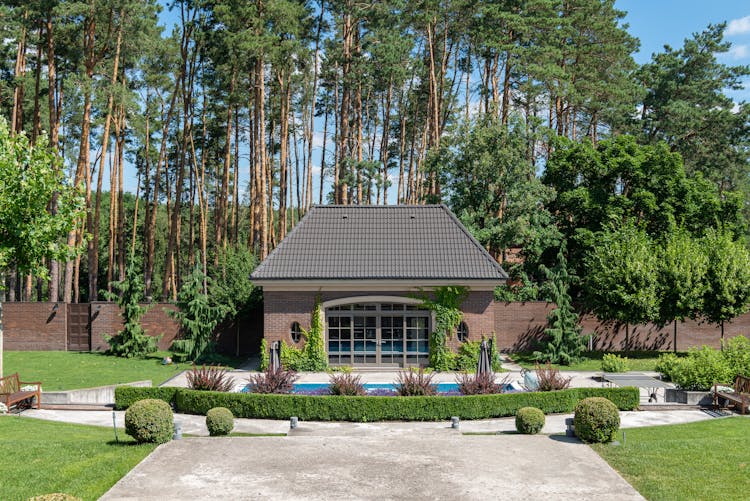 Luxurious Patio In Summer