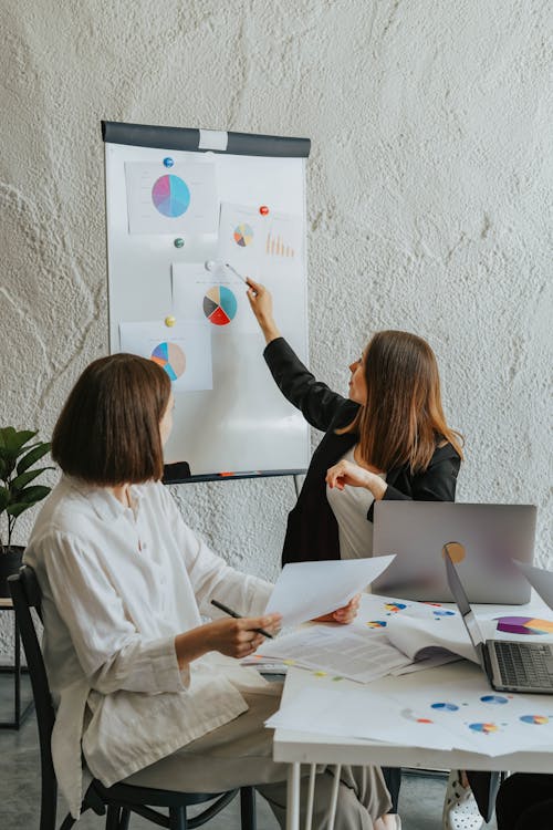 Two Women Working Together