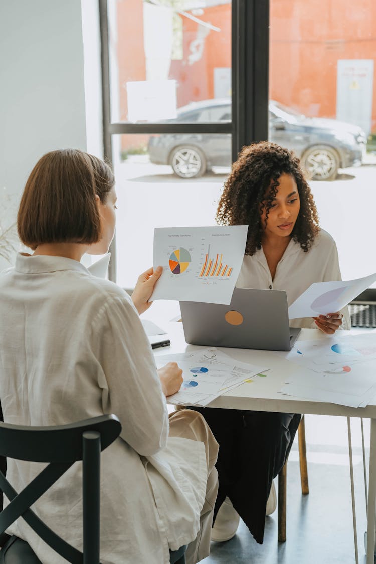 Two Women Working Together