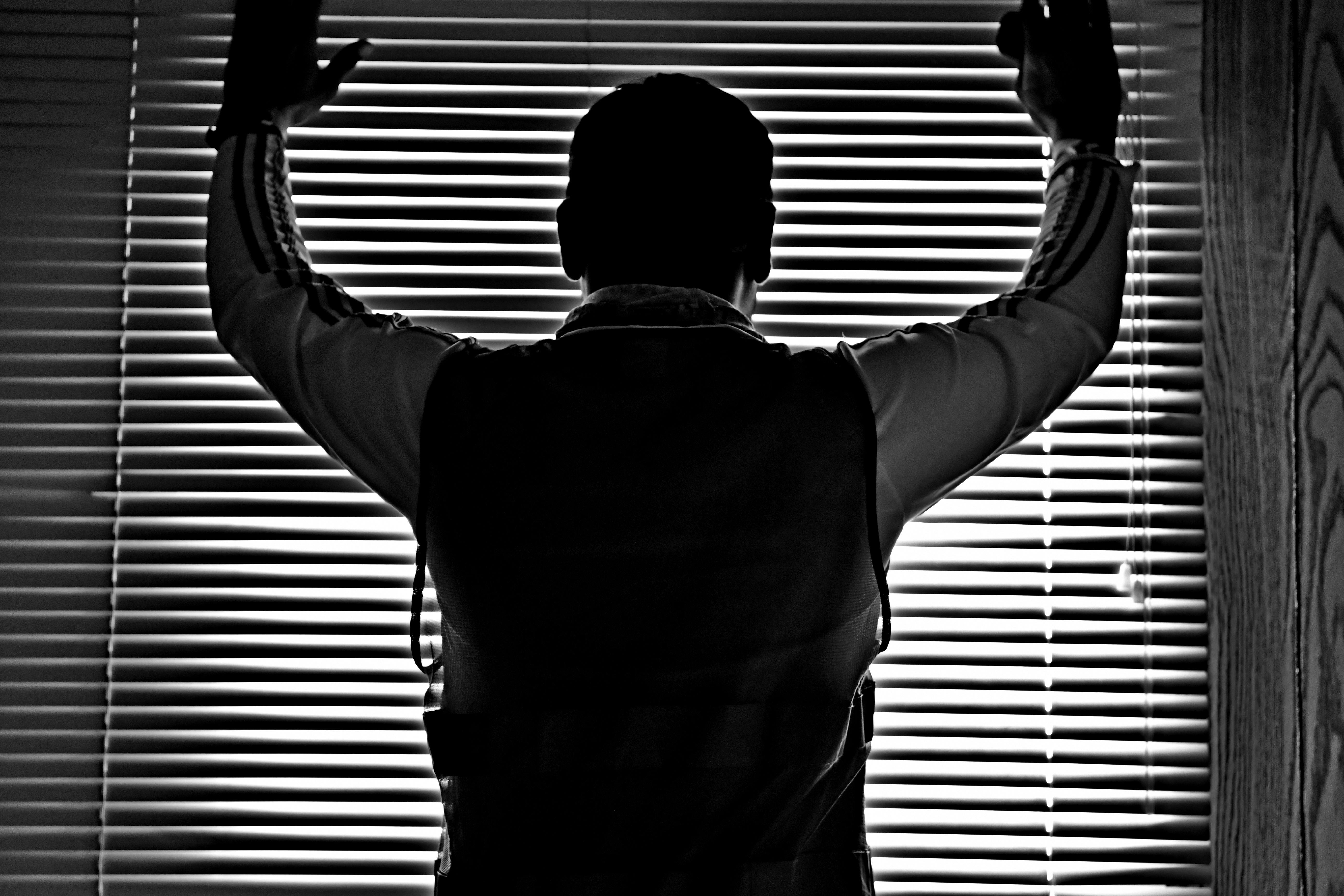 Free stock photo of black and white dark figure dark silhouette