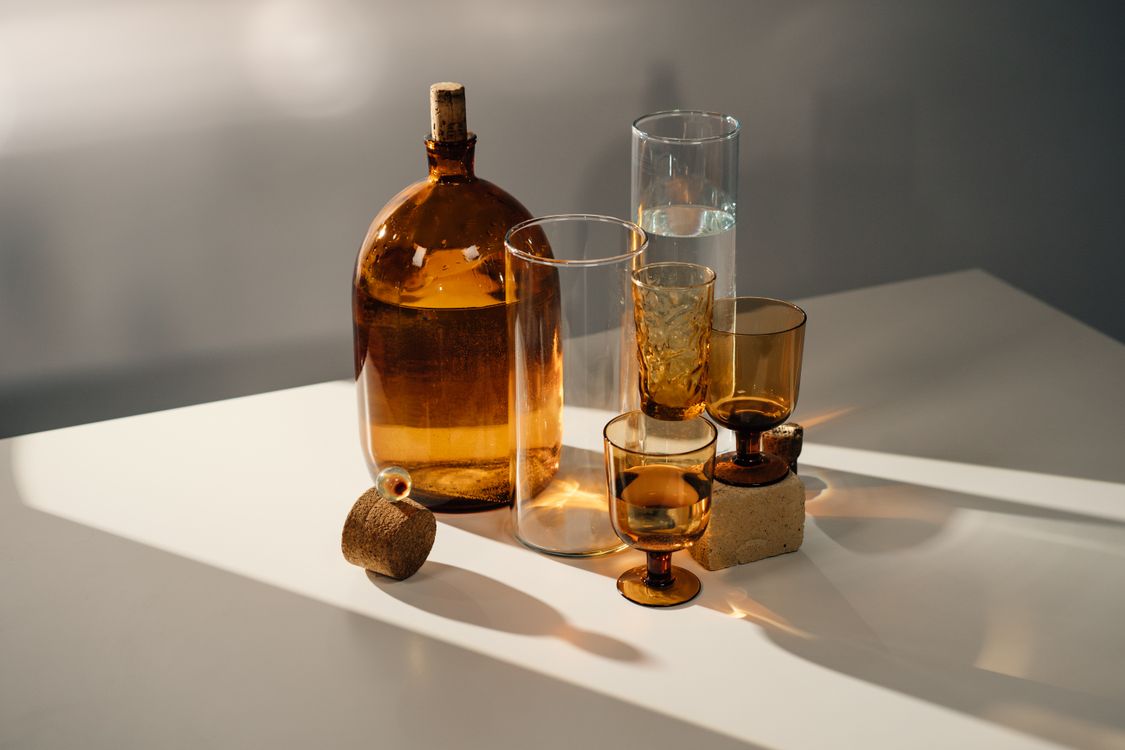 Assorted Clear Glass Items · Free Stock Photo