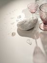 Clear Wine Glass on White Table