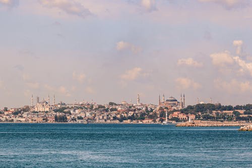 คลังภาพถ่ายฟรี ของ bosphorus, ชายทะเล, ตึก