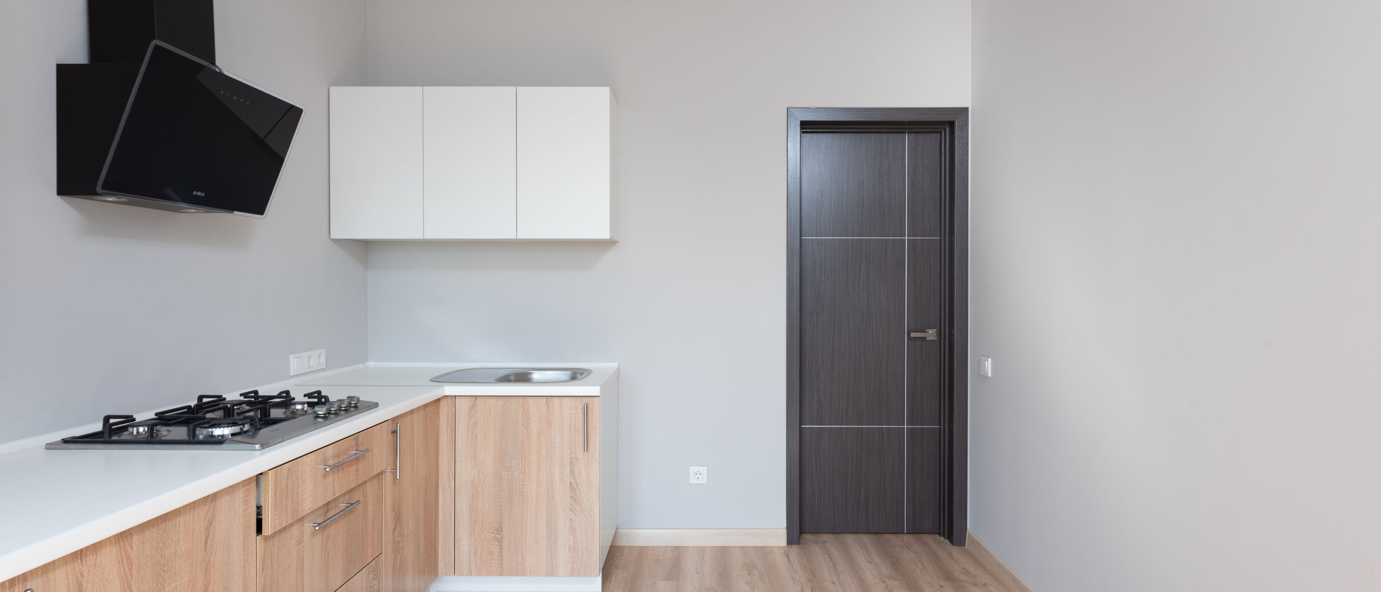 Kitchen Spraying in West Norwood — walls rolled to an even, flat finish