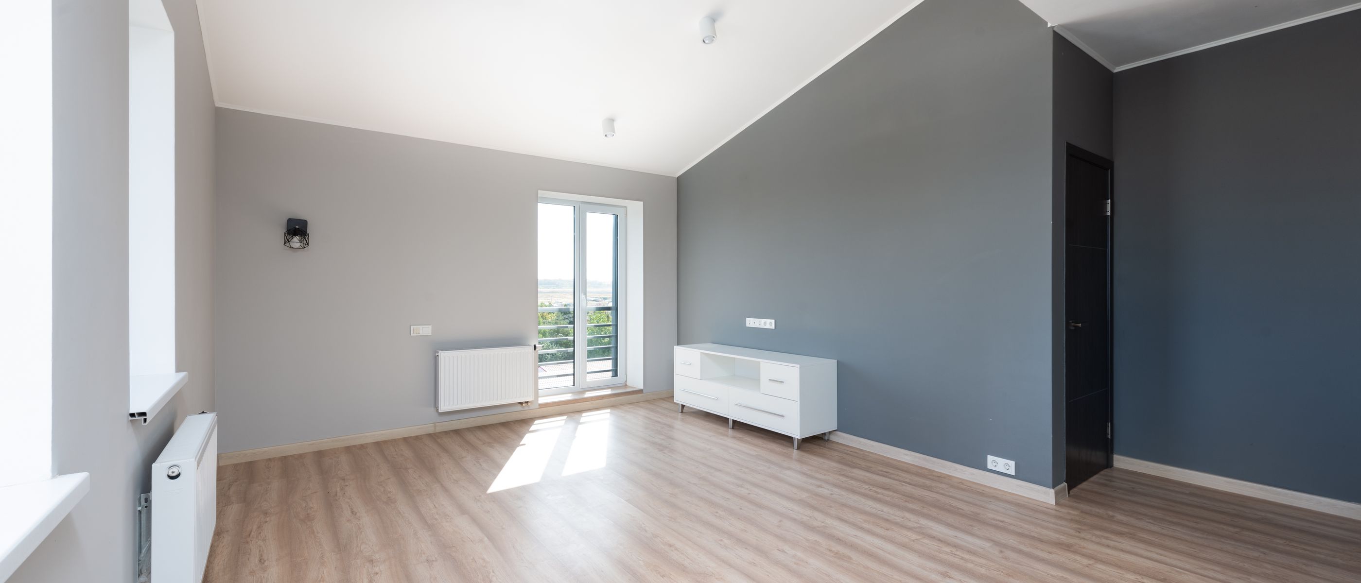 House Painting in Feltham — dust sheets down and the room fully protected