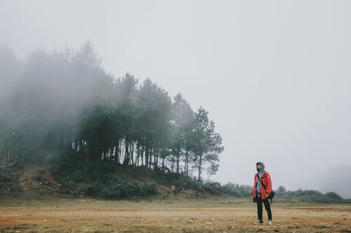 Man Standing on the Field 