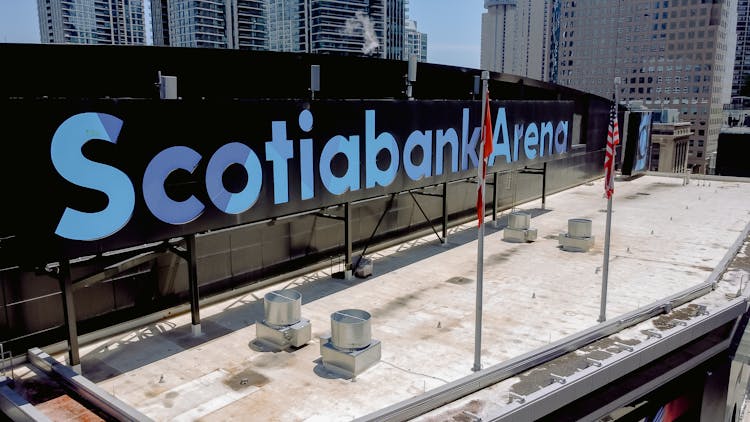 Rooftop Of The Scotiabank Arena Building