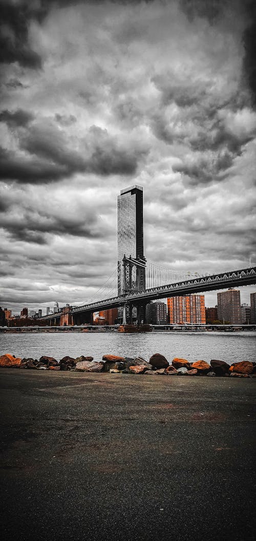 High Rise Building Under Gray Clouds