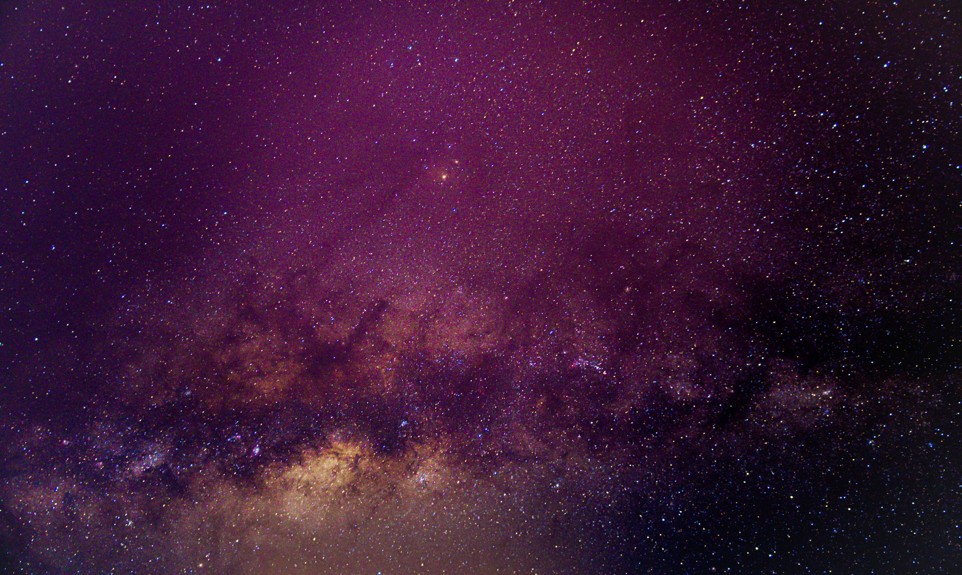 Captivating view of the Milky Way galaxy at night, showcasing vibrant stars and space beauty.
