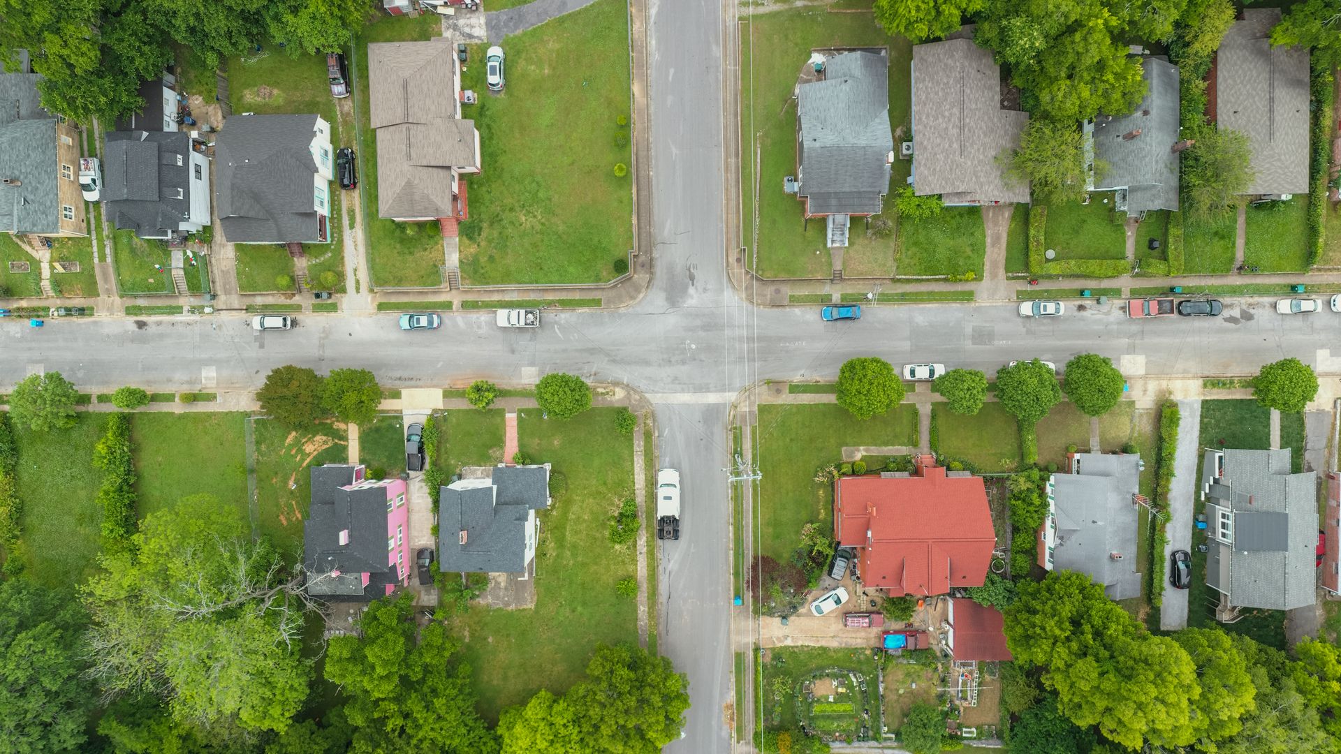 Aerial view of Stone Oak neighborhood in far north San Antonio