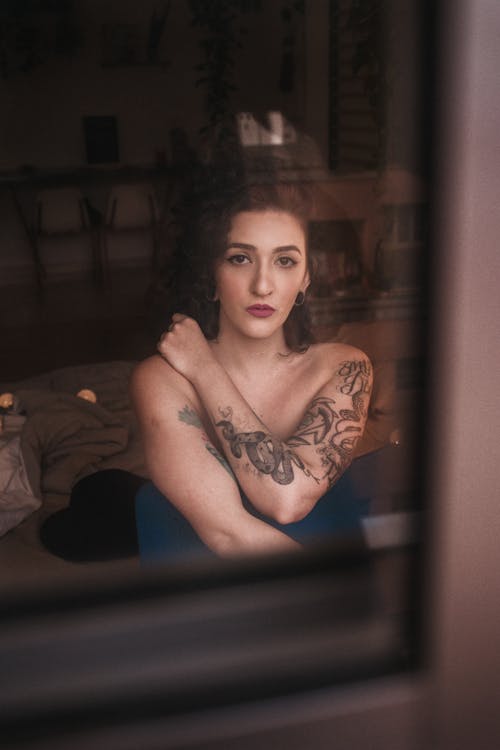 A Beautiful Tattooed Woman 