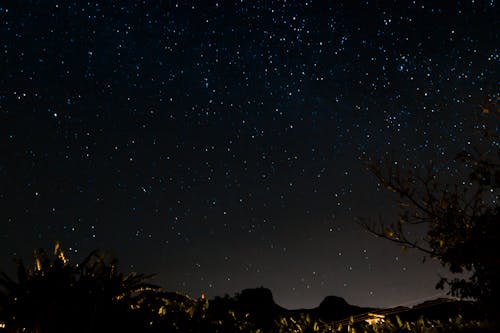 Free Stars on a Dark Sky Stock Photo