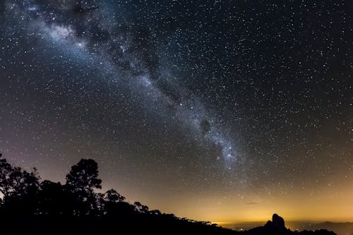 Gratis lagerfoto af mælkevejen, nat, nattehimmel