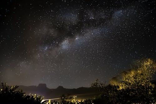 Free Milky Way on in the Sky Stock Photo
