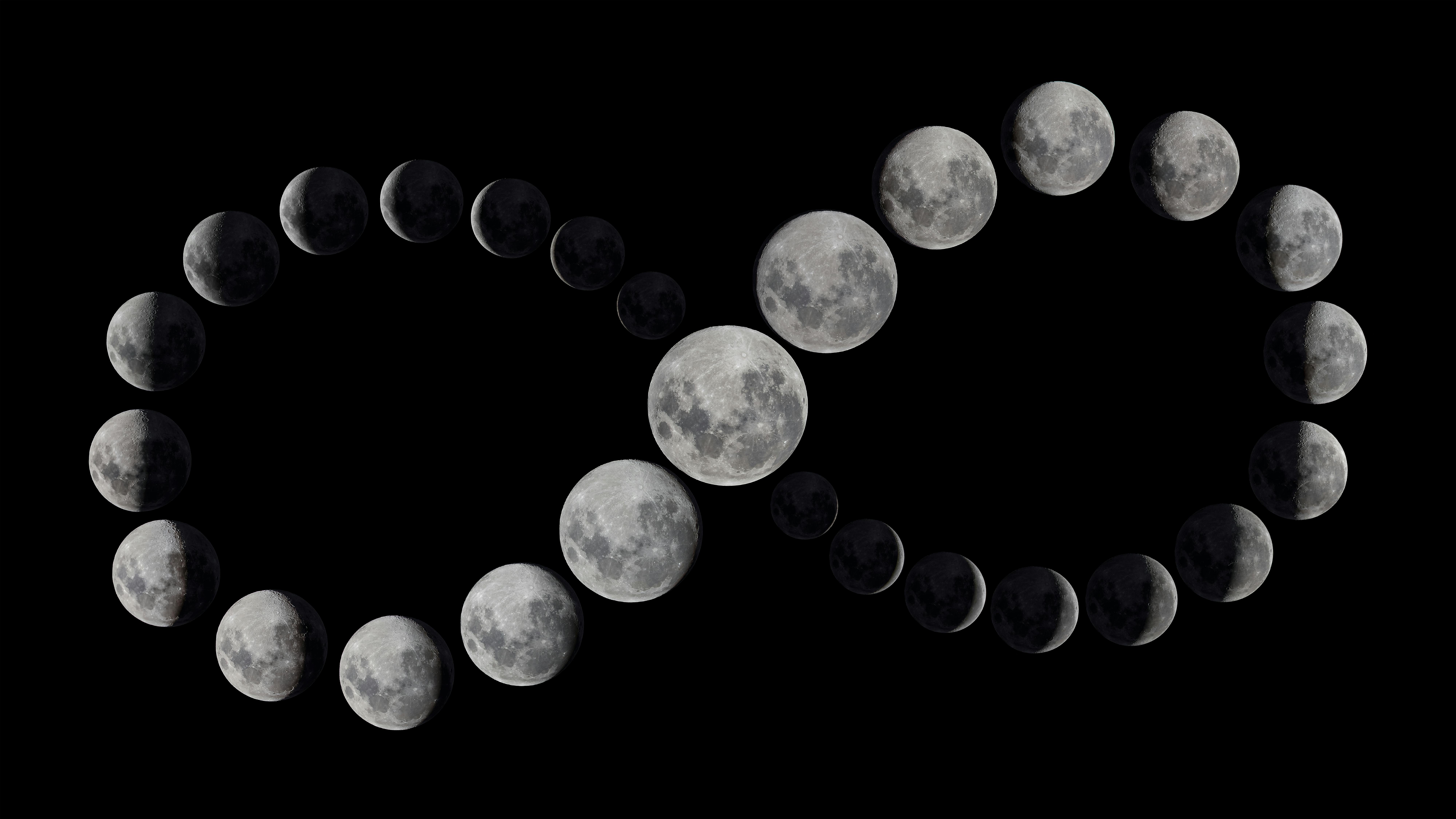 ¿Cuántos son las fases de la luna?