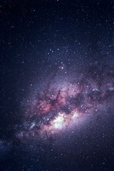 Breathtaking capture of the Milky Way galaxy illuminating the night sky with stars and cosmic clouds.