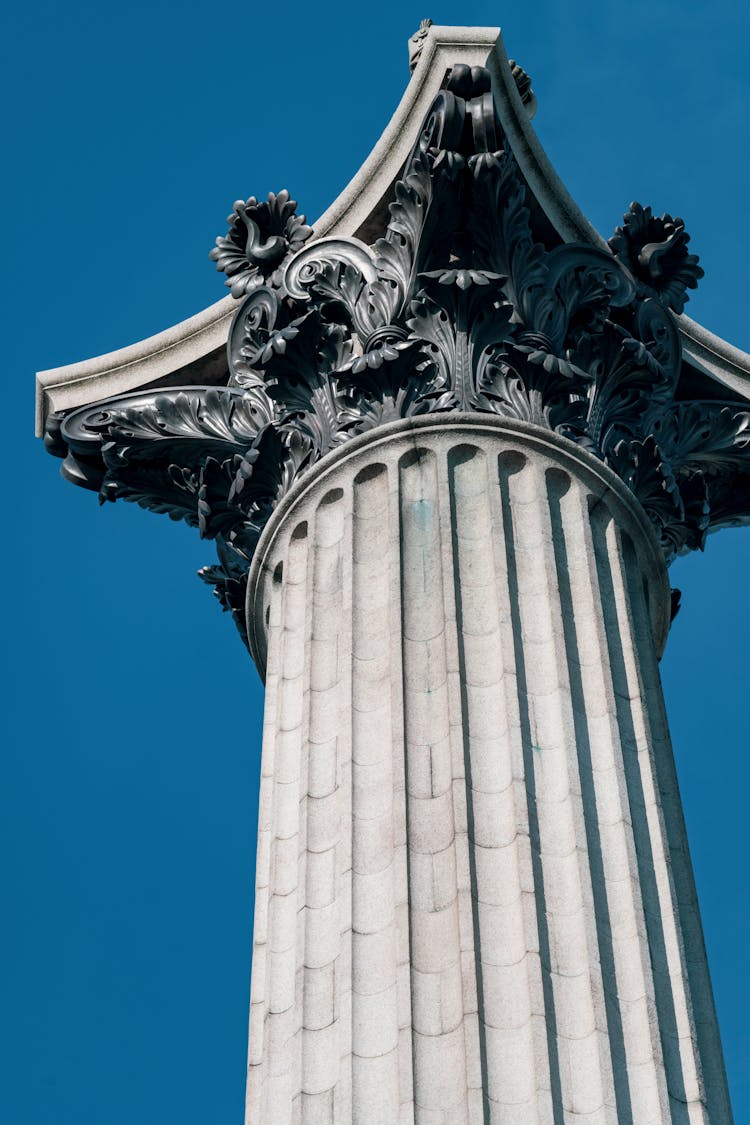 Low Angle Shot Of Nelson's Column