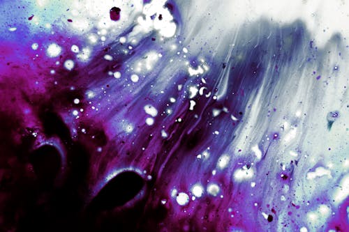 A Purple Abstract Painting