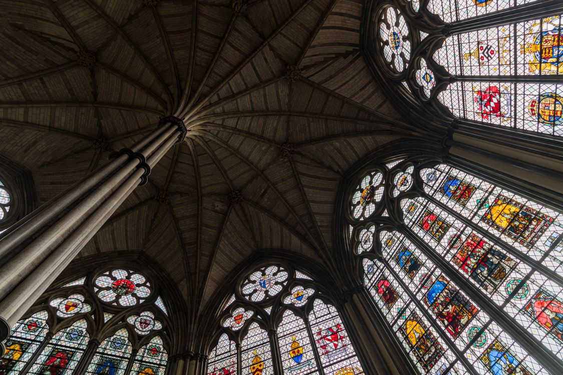 Stained Glass Structure Building with Stained Glass Windows · Free Stock Photo