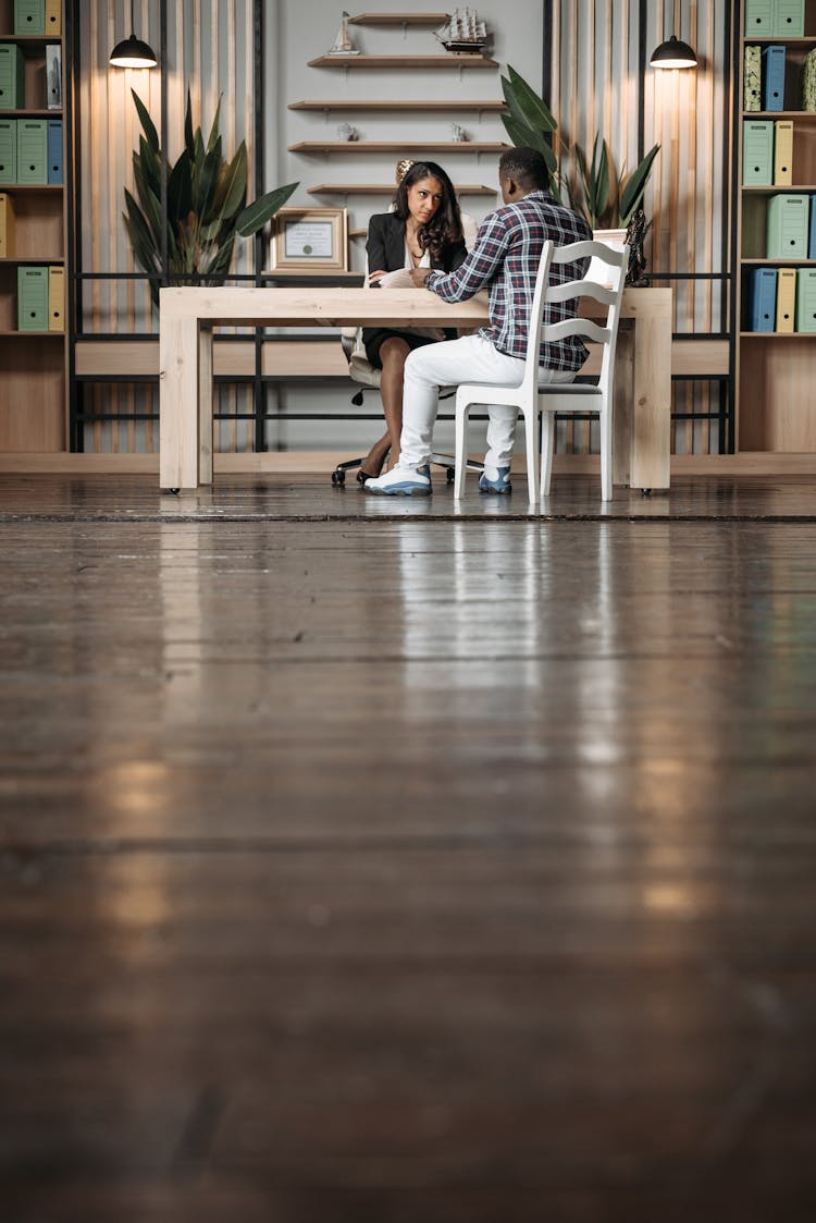 Client At A Lawyer's Office