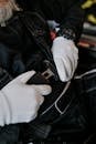 Close-up Photo of Fastening of Seat Belt