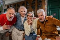 Elderly People having a Get Together